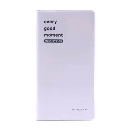 สมุดโน๊ต Ropamoda mini PVC Monthy planner สีน้ำเงิน_1